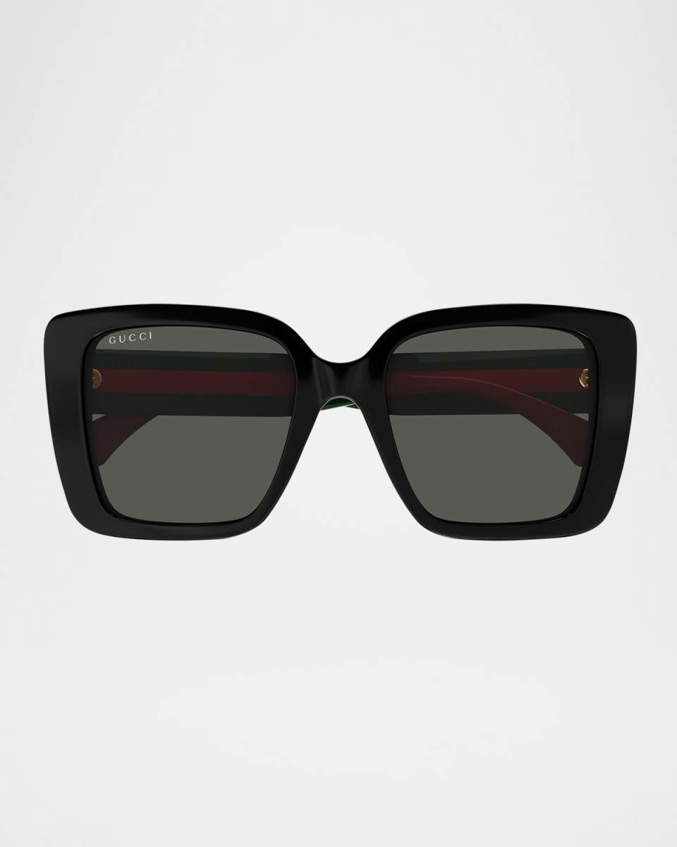 Recycled Acetate Rectangle Sunglasses
